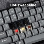 خرید کیبورد Keychron K10 Max RGB - بی‌سیم - سوییچ مکانیکی Super Red با قابلیت تعویض سریع - سیاه